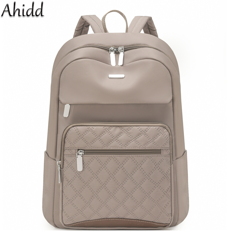 Women'S Xl Bags - แฟชั่นลายสก๊อตกระเป๋าเป้สะพายหลังผู้หญิงกันน้ำไนลอนกระเป๋าเป้สะพายหลังความจุขนาดใหญ่กระเป๋านักเรียนกระเป๋าแล็ปท็อปน้ำหนักเบากระเป๋าเดินทาง