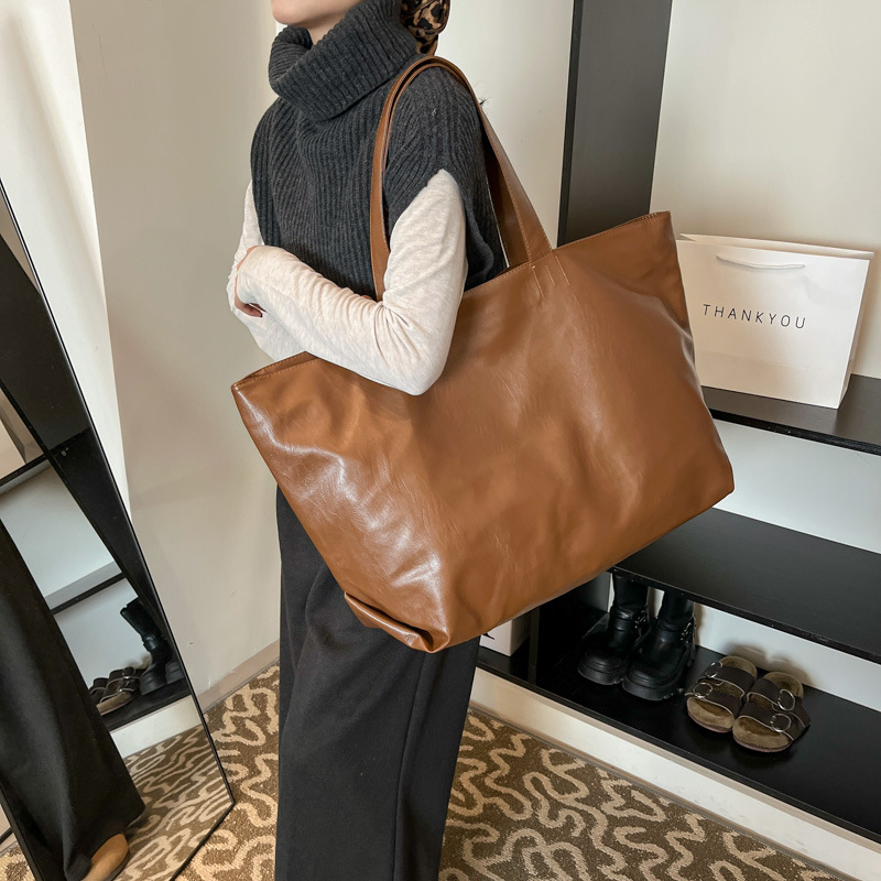 Women'S Tote Bags Designer - กระเป๋าโท้ทเรโทรเรียบง่ายสำหรับผู้หญิง กระเป๋าสะพายไหล่แฟชั่นทันสมัย กระเป๋าช้อปปิ้งความจุมาก กระเป๋าคลาสสิกสำหรับสาวๆ กระเป๋าดีไซเนอร์