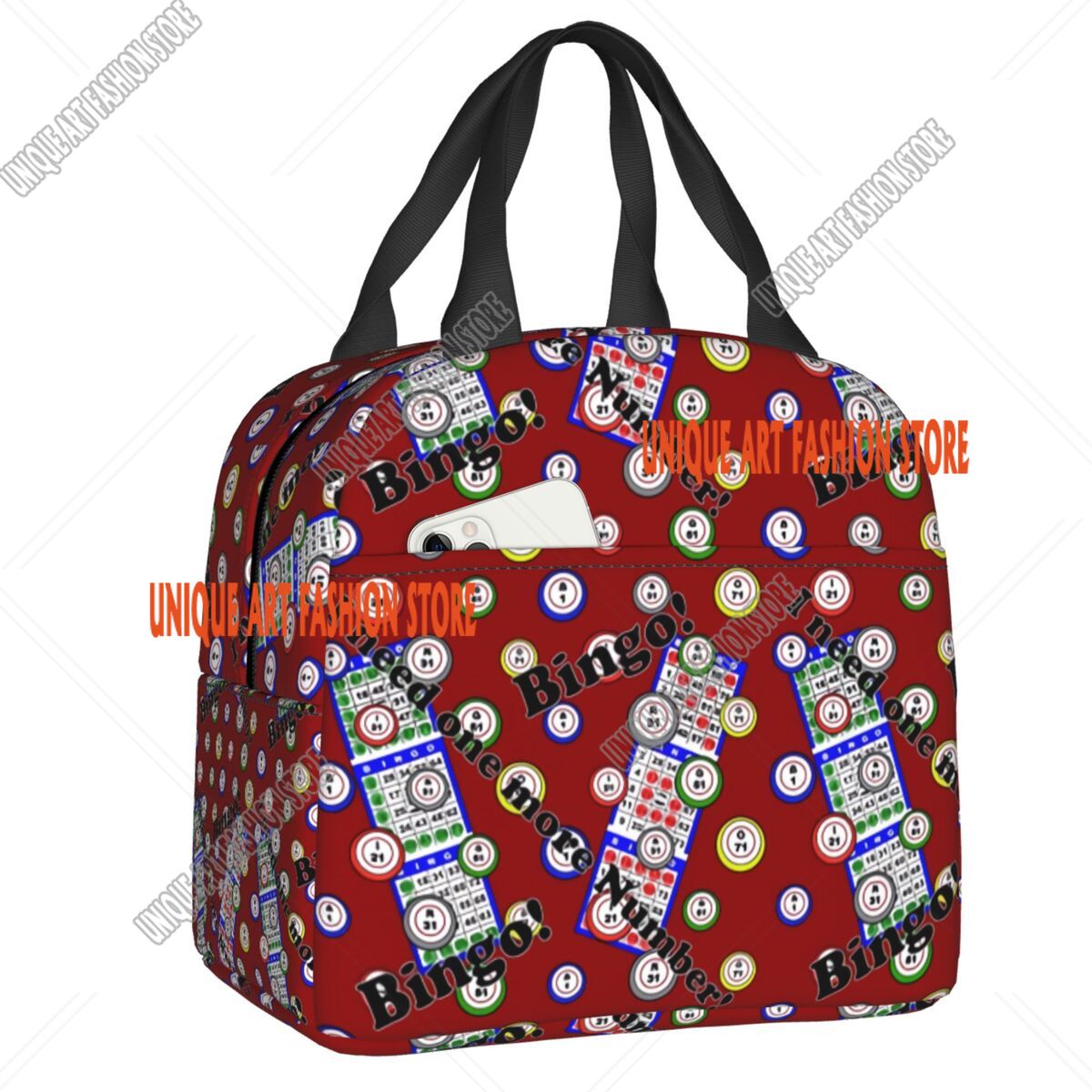 Women'S Best Bags For Work - Custom Best Play เกมบิงโกสําหรับผู้เล่นบิงโกถุงอาหารกลางวันฉนวนผู้หญิงนํากลับมาใช้ใหม่ Cooler Thermal