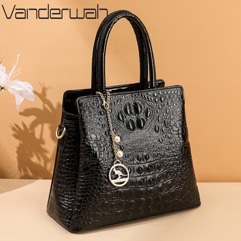 Women'S Tote Bags Designer - ของแท้คุณภาพสูงรูปแบบจระเข้หนัง Casual Tote กระเป๋าถือหรูผู้หญิงกระเป๋าออกแบบกระเป๋าไหล่สําหรับผู้หญิง Sac