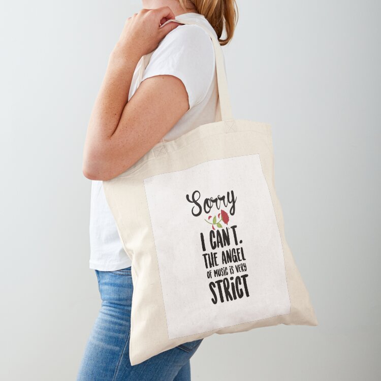 Women'S Bags Very - ขอโทษค่ะ ฉันไม่สามารถทำได้ แองเจิลออฟมิวสิคเข้มงวดมาก กระเป๋าผ้าแคนวาสสำหรับผู้หญิง