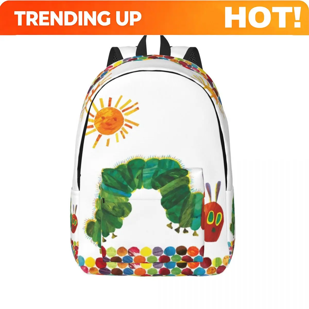 Women'S Bags Very - กระเป๋าแบบกำหนดเอง The Very Hungry Caterpillars กระเป๋าเป้แฟชั่นลายการ์ตูนสำหรับใช้งานกลางแจ้ง