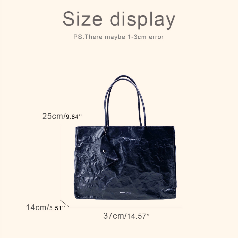เกาหลี Casual กระดาษคราฟท์ Tot - Women'S Tote Bags Designer บทวิจารณ์และราคา