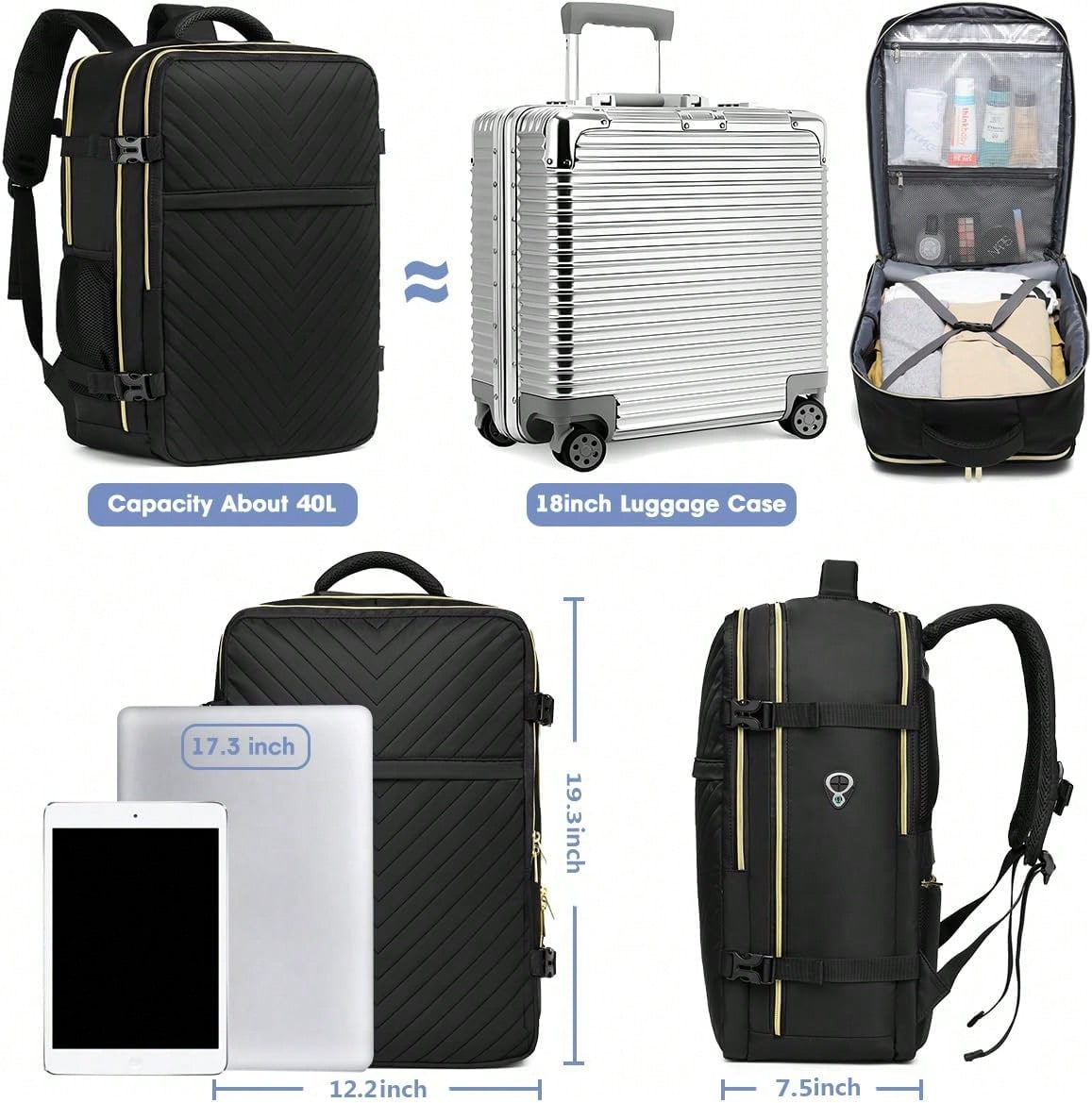 กระเป๋าเป้เดินทางขนาดใหญ่ - กร - Women Bags For College บทวิจารณ์และราคา