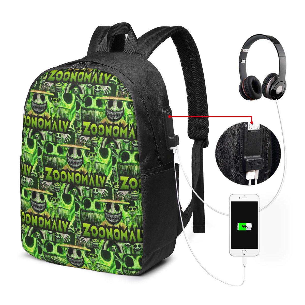 Zoonomaly Cartoon Steam Game B - Women Bags For College บทวิจารณ์และราคา