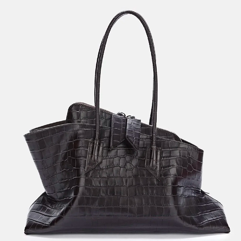 กระเป๋าสะพายไหล่หนังลายจระเข้ส - Women'S Tote Bags Designer บทวิจารณ์และราคา