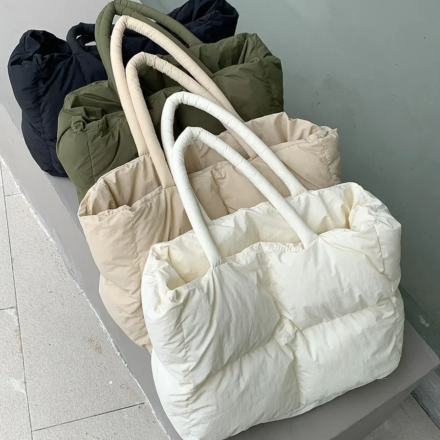 กระเป๋าบุนวมคอตตอนขนาดใหญ่สำหร - Women'S Tote Bags Designer บทวิจารณ์และราคา
