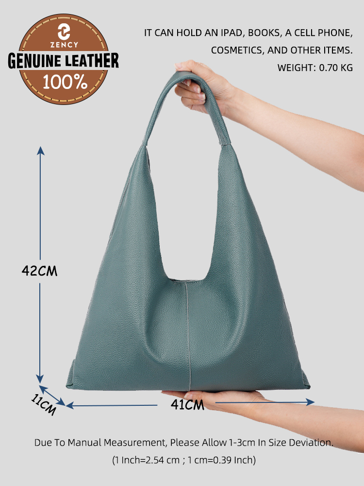 กระเป๋าถือผู้หญิงหนังแท้ Zency - Women'S Xl Bags บทวิจารณ์และราคา