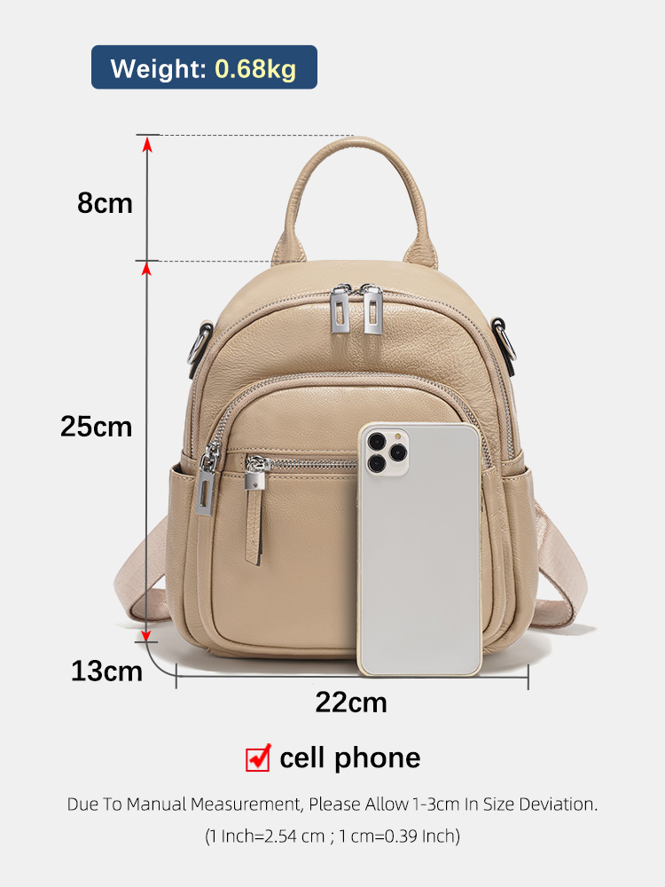 เซนซีกระเป๋าเป้สะพายหลังหนังแท - Women'S Work Bags Designer บทวิจารณ์และราคา