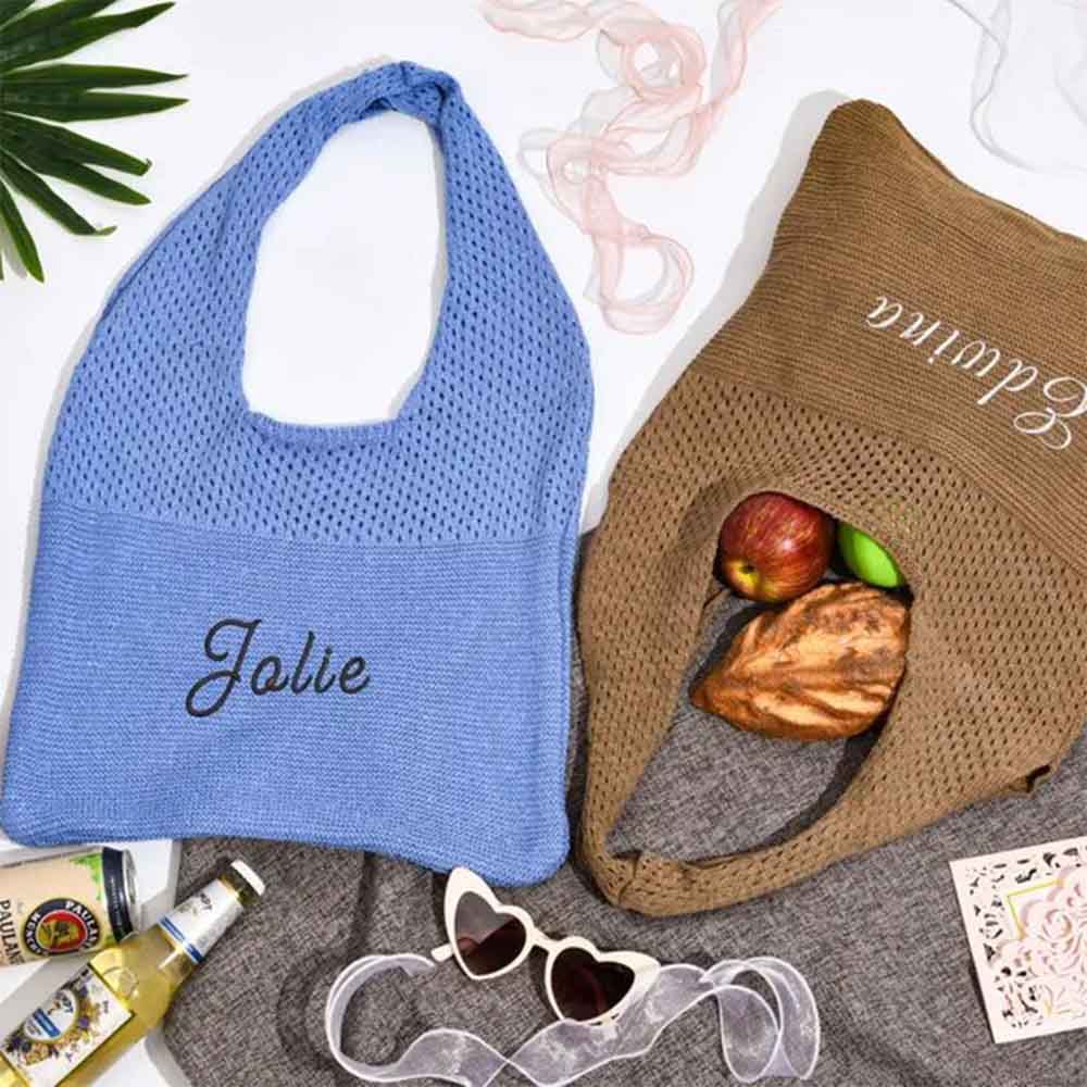 กระเป๋าชายหาดถักโครเชต์แบบสั่ง - Crochet Market Bag บทวิจารณ์และราคา
