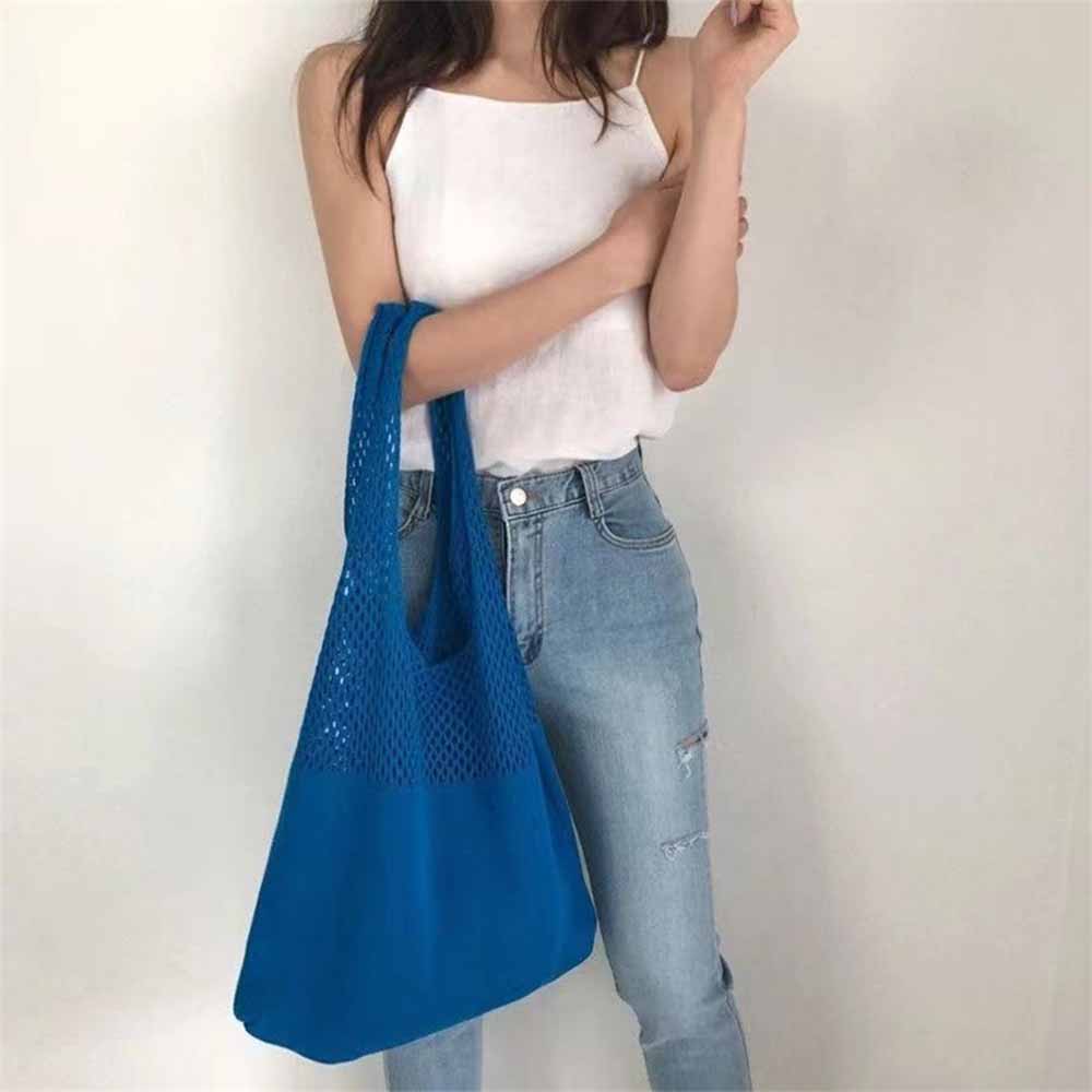 กระเป๋าชายหาดถักโครเชต์แบบสั่ง - Crochet Market Bag บทวิจารณ์และราคา