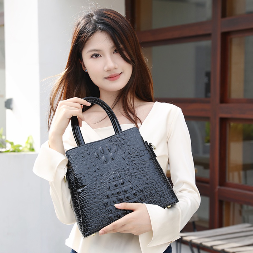 ของแท้คุณภาพสูงรูปแบบจระเข้หนั - Women'S Tote Bags Designer บทวิจารณ์และราคา
