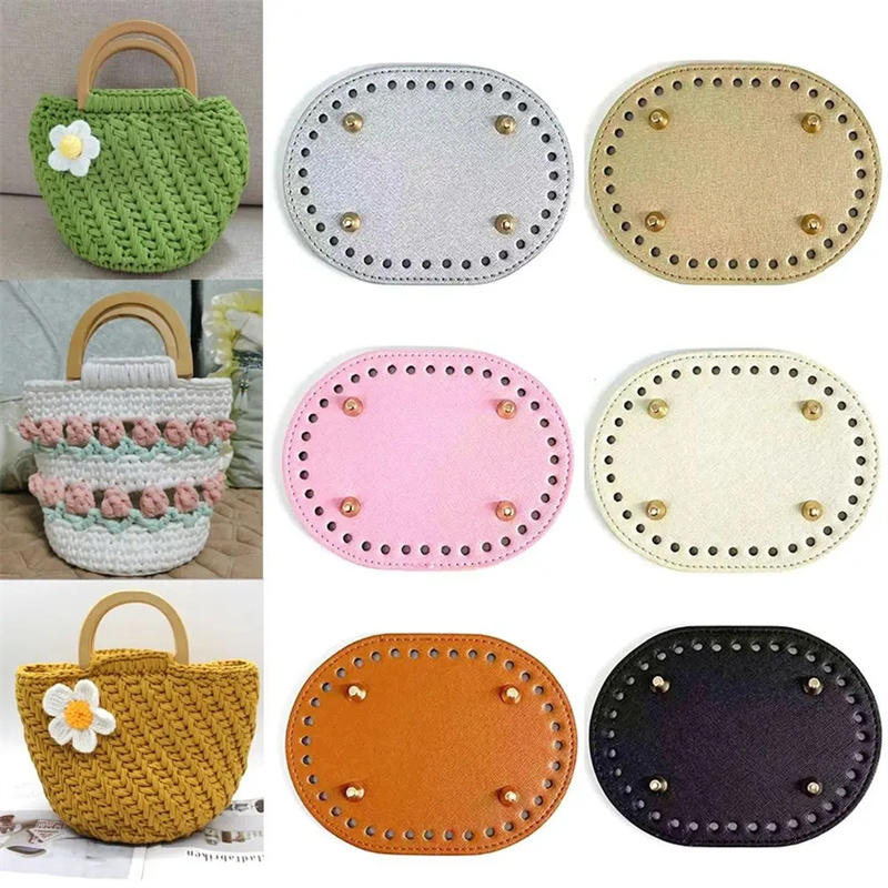 14.5x11 ซม.รูปไข่ด้านล่างสําหร - Crochet Market Bag บทวิจารณ์และราคา