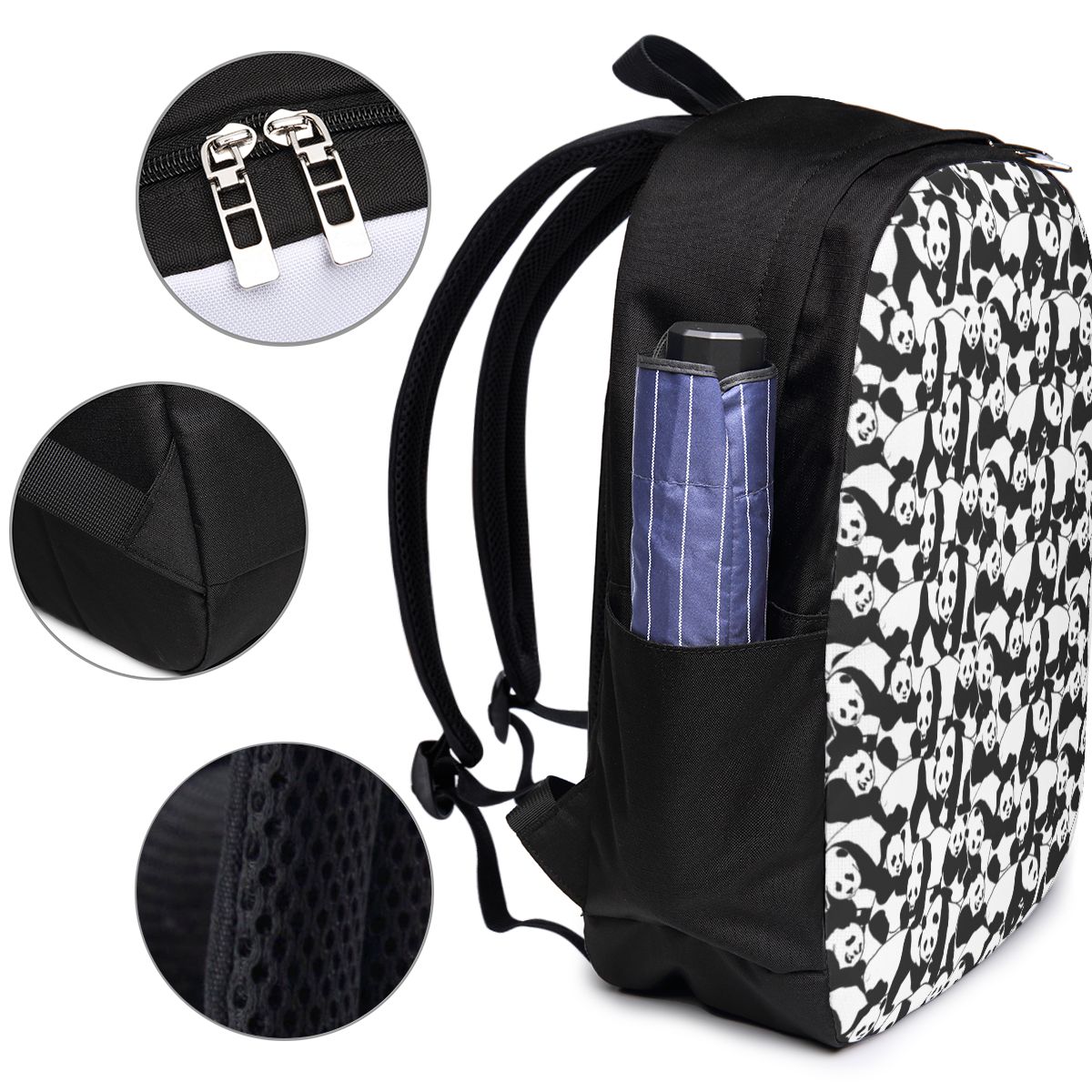 แพนด้าแพทเทิร์นกระเป๋าเป้สะพาย - Women Bags For College บทวิจารณ์และราคา