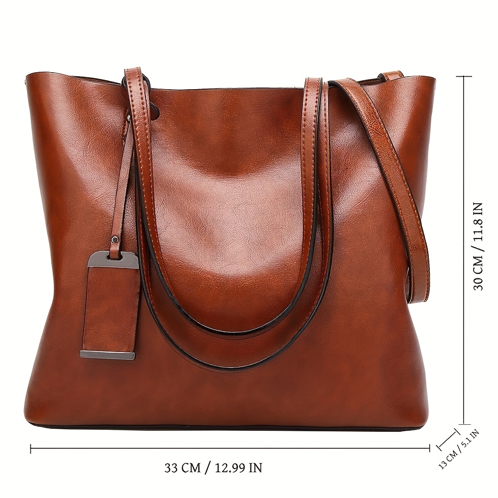 กระเป๋าหนังผู้หญิงย้อนยุคแฟชั่ - Women'S Work Bags Tote บทวิจารณ์และราคา