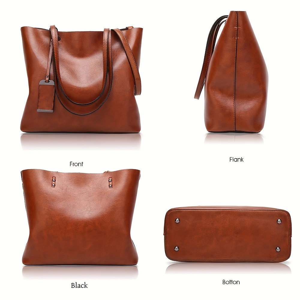 กระเป๋าหนังผู้หญิงย้อนยุคแฟชั่ - Women'S Work Bags Tote บทวิจารณ์และราคา