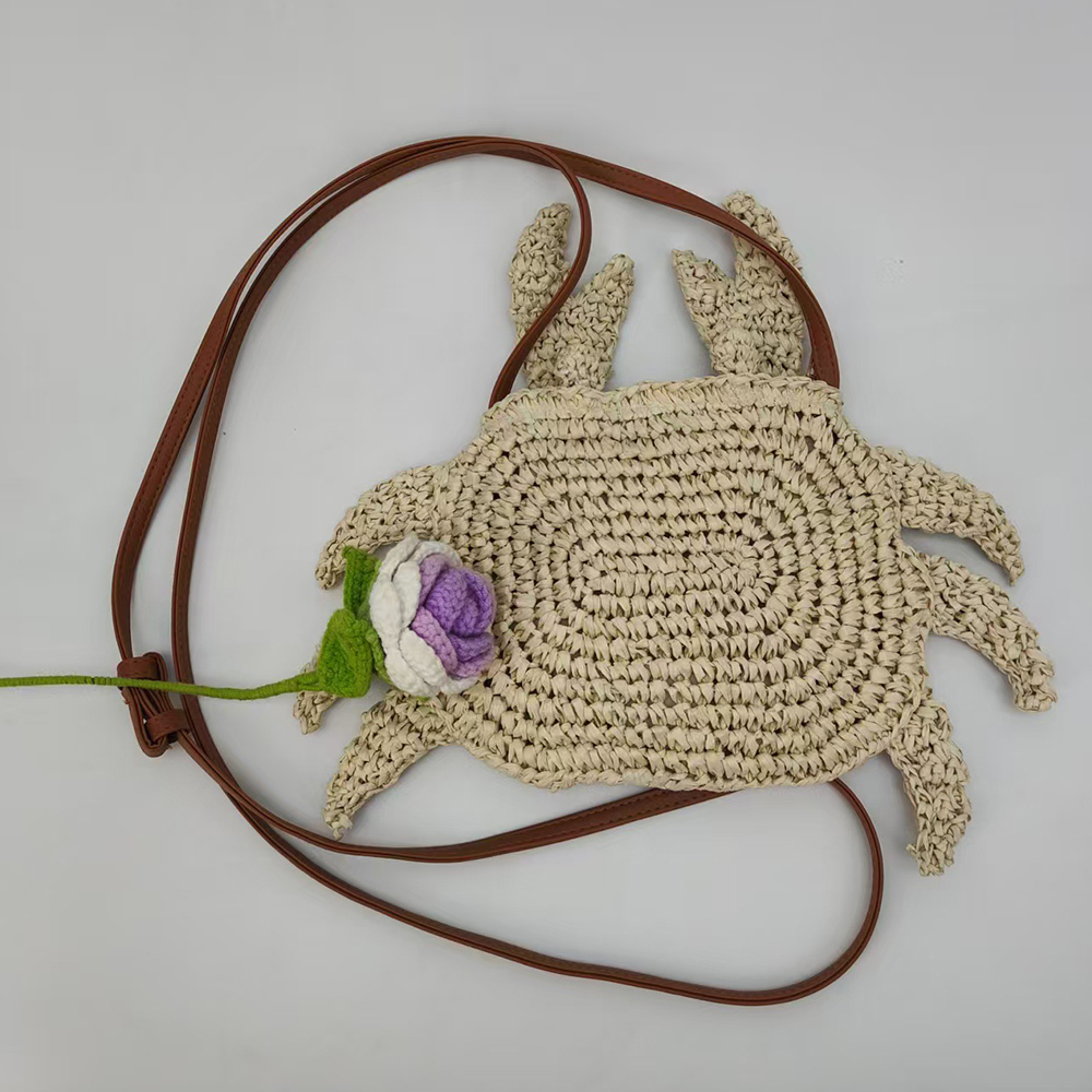 กระเป๋าโครเชต์สานจากฟาง ลายปูน - Crochet Market Bag บทวิจารณ์และราคา